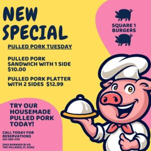 Square 1 Pulled Pork Thursday